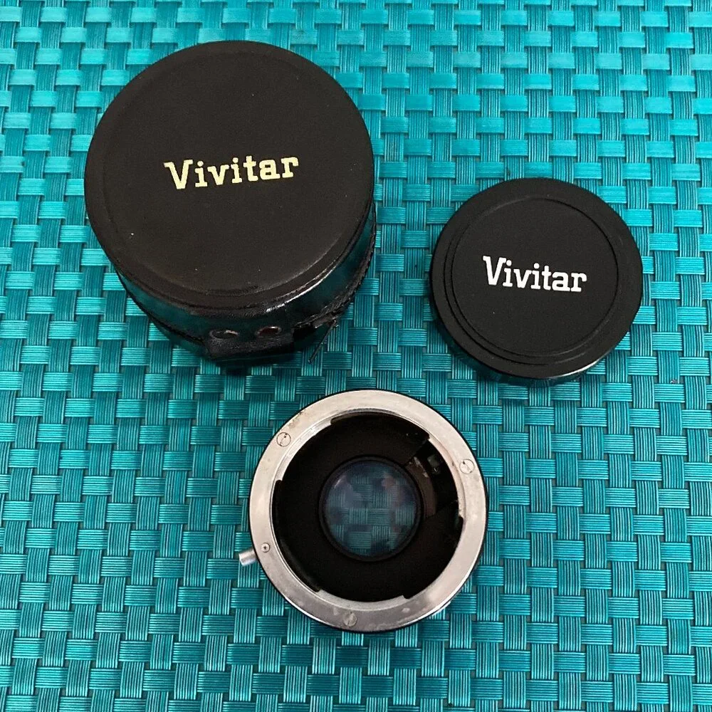 Vintage P&B Vivitar Auto 2X Tele Converter Model A-4